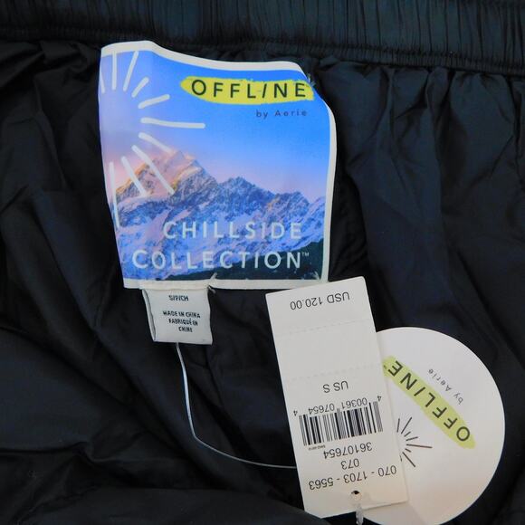 Offline by Aerie Women's Black Water-Resistant Snow Pants Size Small New - Picture 6 of 12
